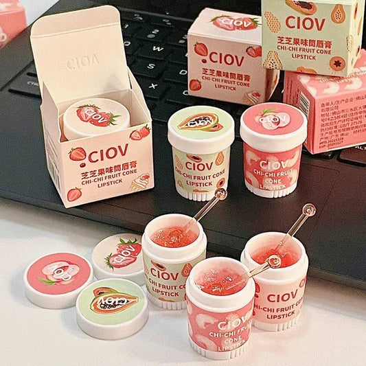 Lip Care Strawberry Ice Cream Cute Lipmask Set