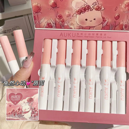 6 PCS Kawaii Lipsticks Set Matte Finish