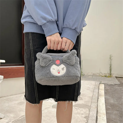 New Kawaii Cosmetic Plush Bag