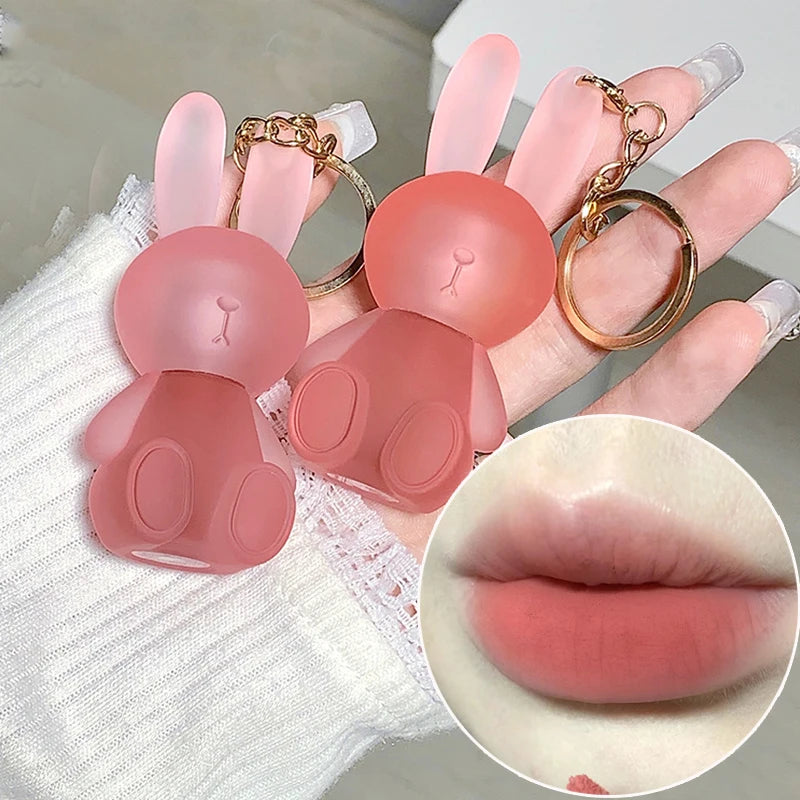 Kawaii Rabbit Keychain Velvet Lip Tint