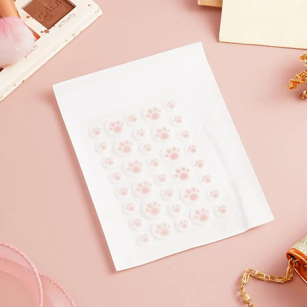 36pcs Cute Cat Paw Pimple Patch Acne Stickers