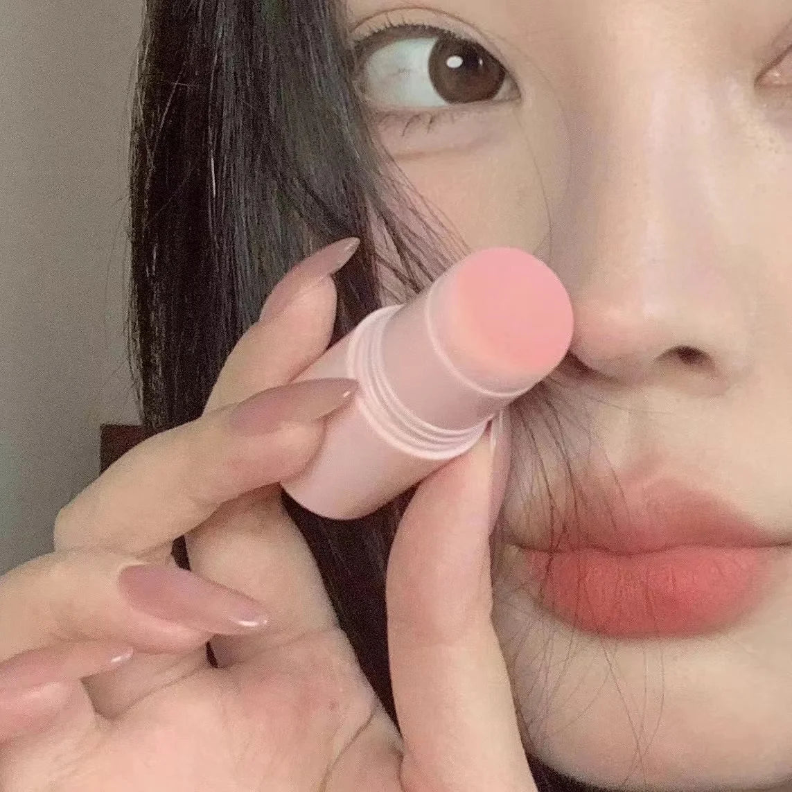 Blush Stick With Sponge/Soft Brightening Cheek Tint