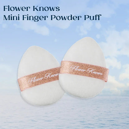 Flower Knows Mini Finger Powder Puff 2 Piece/Pack