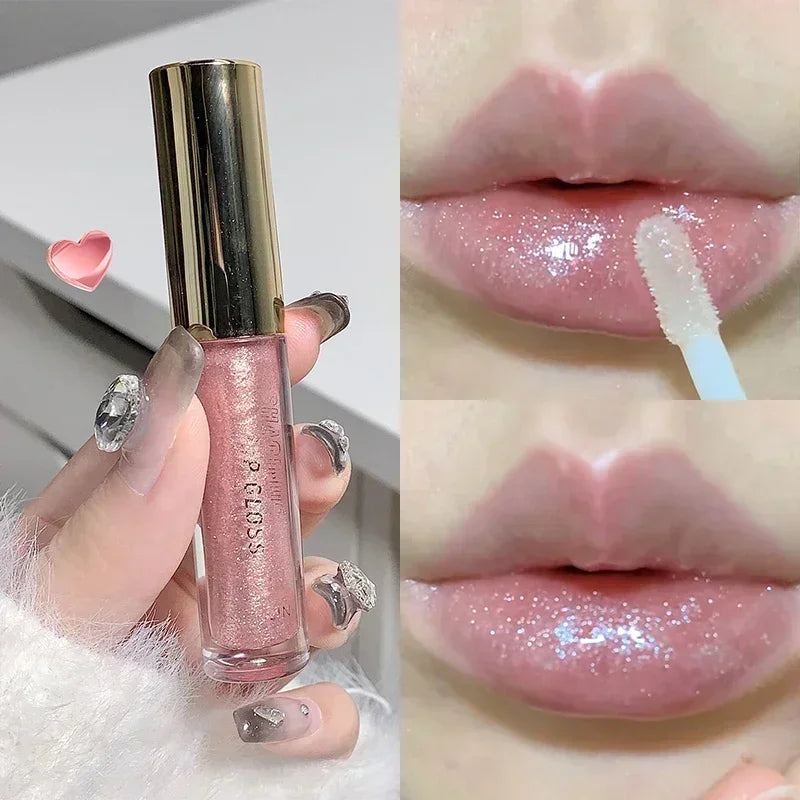 Mirror Pearl Glitter Plumping Lip Oil