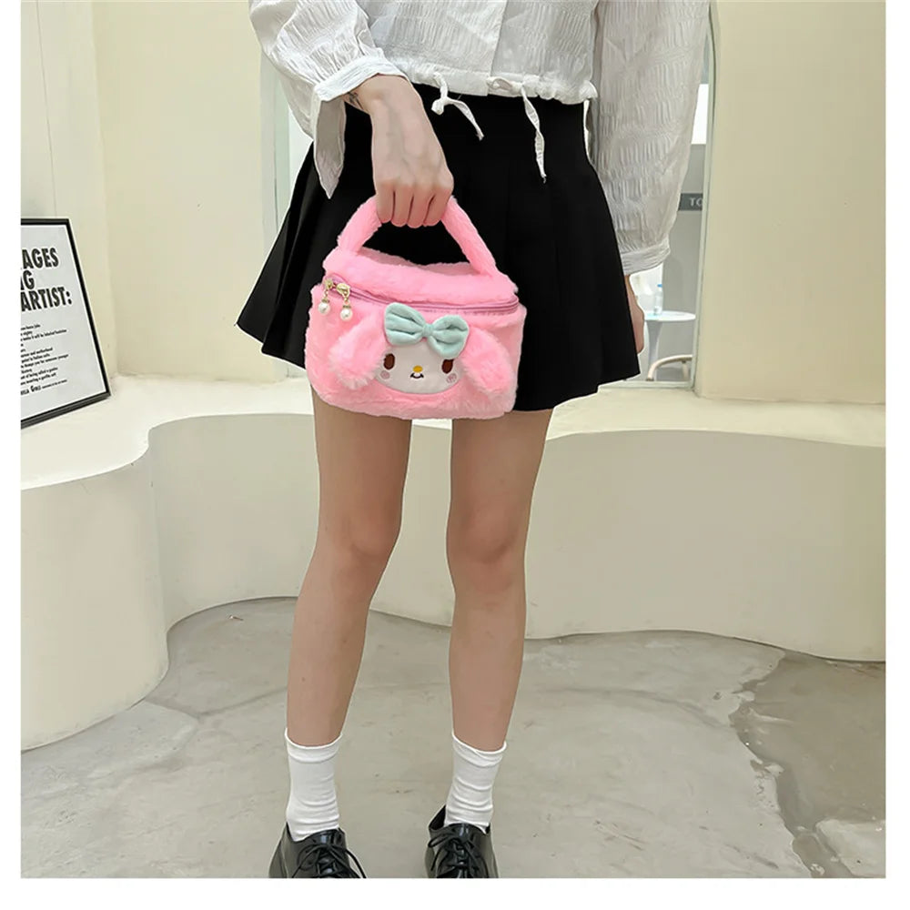 New Kawaii Cosmetic Plush Bag