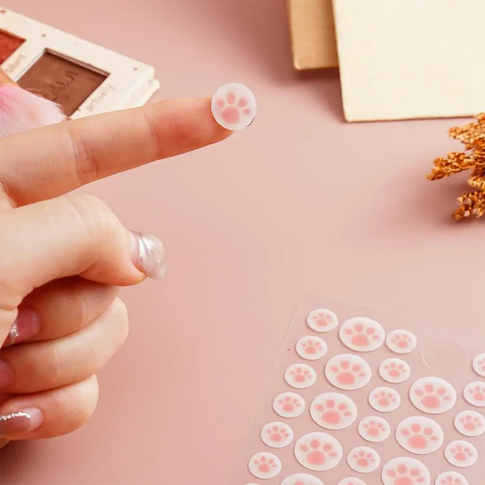 36pcs Cute Cat Paw Pimple Patch Acne Stickers